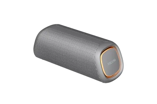LG XBOOM Go DXG5, difuzor portabil Bluetooth (20 wati, Google Assistant, Siri, iluminare), gri Nu rata