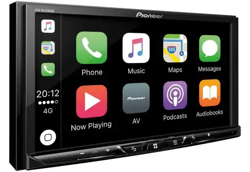 Pioneer SPH-DA230DAB 2DINAutoradio, panou tactil rezistiv transparent de 7 inchi, Bluetooth, radio digital DAB+, Apple CarPlay/Android Auto Ultima șansă
