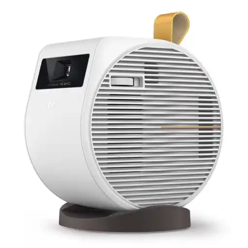 Preț redus Mini proiector BenQ GV11, unghi de proiectie de tavan de 135deg, extensie de bas de 270deg, Google Android TV 10, design rotund, baterie de 160 min, 200 de lumeni ANSI, corectie automata trapezoidala, Wi-Fi | &, Alb | HDMI