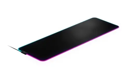 Ieftin SteelSeries QcK Prism Cloth XL - Mouse Pad pentru jocuri - Iluminare RGB cu 2 zone - Dimensiune XL (900mm x 300mm x 2mm)