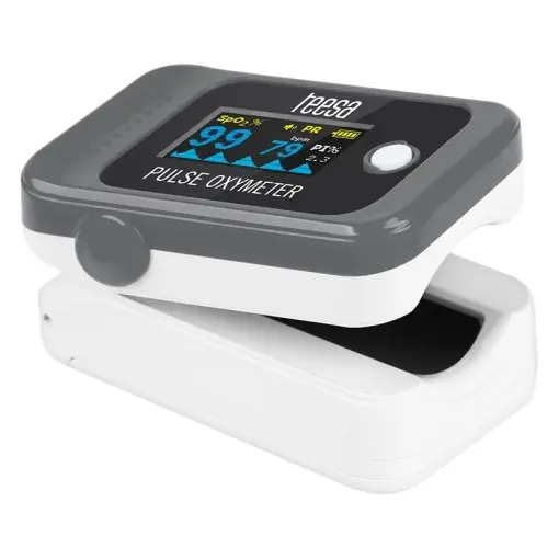 Pulsoximetru Teesa PX50, Ecran OLED Negru/Alb Chilipir