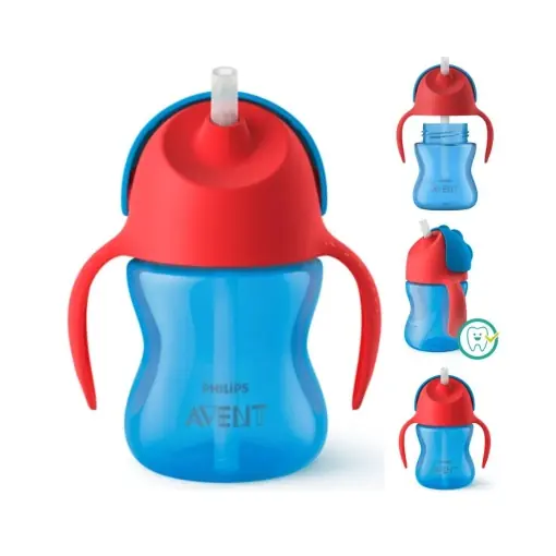 Ofertă de sezon Philips AVENT SCF79601 Pahar de paie albastru