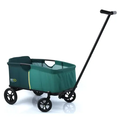 Cumpără online Carucior de mana hauck Eco Light pentru 1 copil de la 2 ani pana la 50 kg cu perna de scaun anvelope Eva Bara de tractiune detasabila cu arc manere an
