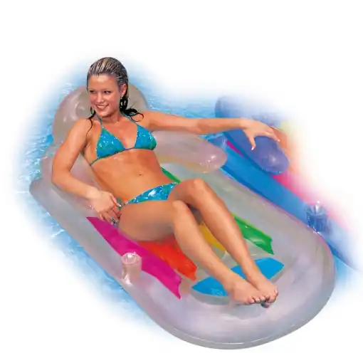 Comandă acum Intex 58802EU - Fotoliu gonflabil pentru plaja vinil multicolor 160x85 cm