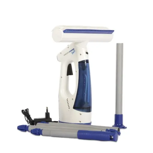 Super ofertă Curatator manual de geamuri 2 in 1 cu functie de aspiratie - Curatator de geamuri 2 in 1 cu extensie
