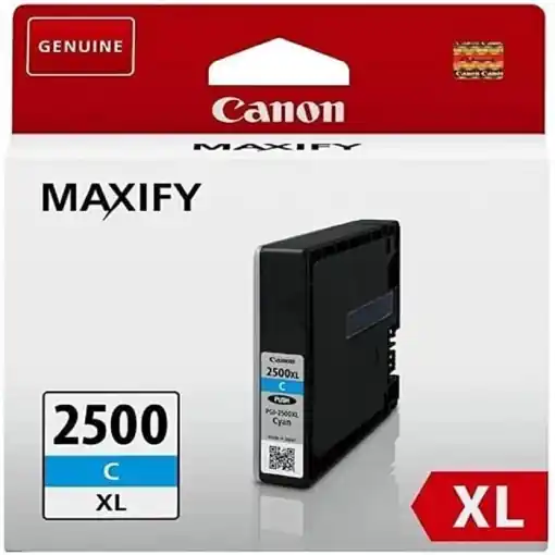 Preferatul clienților Cartus de cerneala Canon PGI-2500 XL C - Cyan 19, 3 ml ORIGINAL pentru imprimante MAXIFY