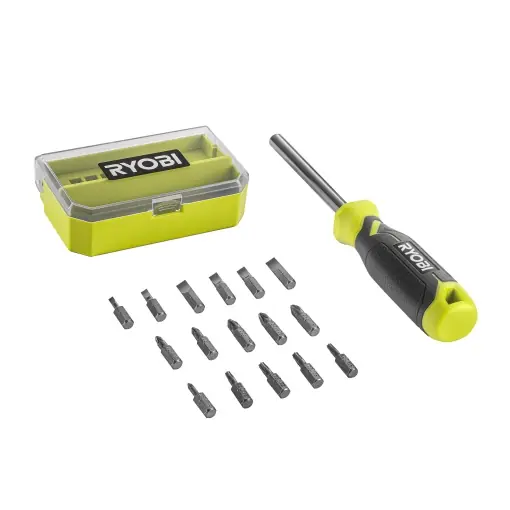 Cumpărături sigure Set de surubelnite RYOBI, mixte, 17 buc. RHSDM1701