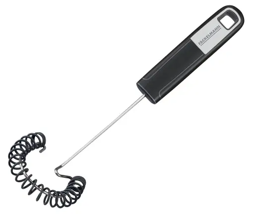 Matura spiralata Fackelmann 27 cm SENSE, ajutor practic de bucatarie cu parte functionala din otel inoxidabil si silicon, tel pentru tigai si oale acoperite (culoare: argintiu/negru), cantitate: 1 bucata Transport gratuit