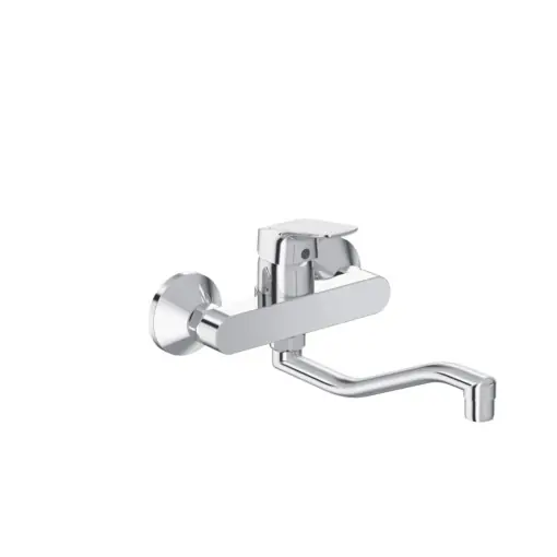Ideal Standard B5128AA Robinet de chiuveta de bucatarie, cromat, Bocca rialzata Doar azi