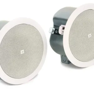 Doar azi Difuzor de tavan JBL Professional C24CT MicroPlus C24CT de 11,4 cm, alb, vandut in perechi