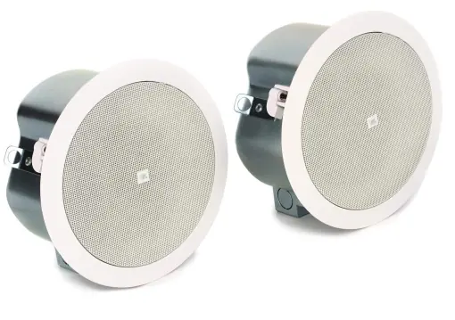 Doar azi Difuzor de tavan JBL Professional C24CT MicroPlus C24CT de 11,4 cm, alb, vandut in perechi