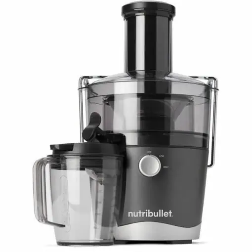 Storcator nutribullet, Storcator rece, Extractor de fructe si legume, Storcator de fructe, Utilizare zilnica, Usor de curatat, Recipient pentru pulpa de 1,5 L, NBJ100G, Negru Retur gratuit