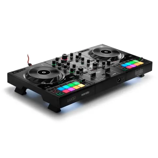 Hercules DJControl Inpulse 500 - Controler USB DJ cu 2 punti pentru Serato DJ Lite si DJUCED Calitate înaltă