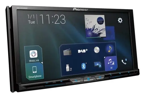 Disponibil imediat Pioneer AVH-Z9200DAB 2-DIN-Multimedia Player, ecran tactil 7-Zoll ClearType, Smartphone-Anbindung, Apple Car Play, Android Auto, USB, Bluetooth, 13-Band-Grafikequalizer