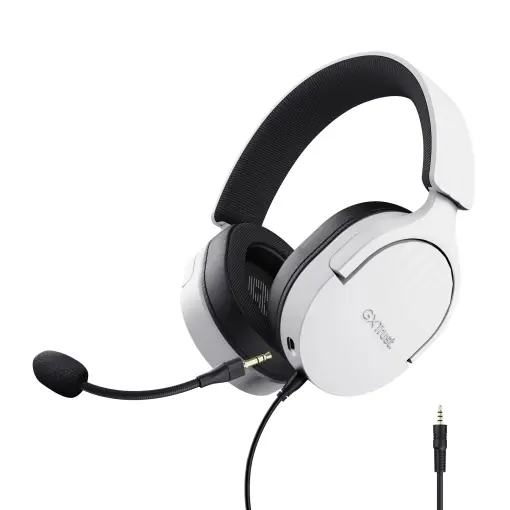 Casti Gaming Trust Gaming GXT 489W Fayzo pentru PC, PS5, PS4, Xbox Series X|S, Switch, Mufa 3.5mm, 35% Plastic Reciclat, Casti Over-Ear, Microfon cu Anulare A Zgomotului - Alb Preț mic