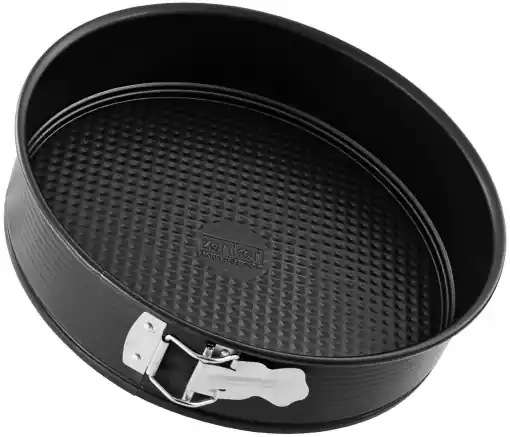 Reducere extra Zenker Promotion Springform Pan 20cm cu fund plat - tabla de otel de inalta calitate, acoperire antiaderenta, Fabricat in Germania, rezistent la caldura pana la 230degC, Argintiu