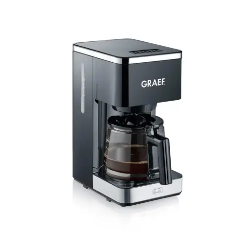 Livrare gratuită GRAEF. Aparat de cafea cu filtru FK 402 cu ulcior de sticla, negru