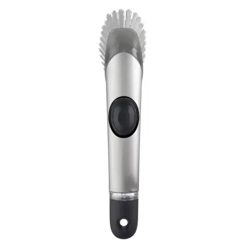 Perie dozatoare de sapun OXO, otel inoxidabil, otel inoxidabil, 25,4 cm Disponibil imediat