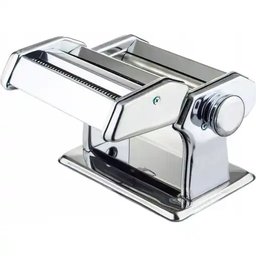 Masina de paste Maestro MR-1679R, aparat manual de paste proaspete, taietor de paste, otel inoxidabil, 8 setari de grosime, atasament ravioli, operare usoara pentru casa, lasagna, spaghete, taitei Reducere
