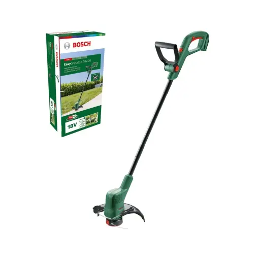 Ofertă exclusivă Trimmer de iarba cu acumulator Bosch EasyGrassCut 18V-26 (fara baterie, sistem de 18 volti, diametru cerc de taiere: 26 cm, in cutie)