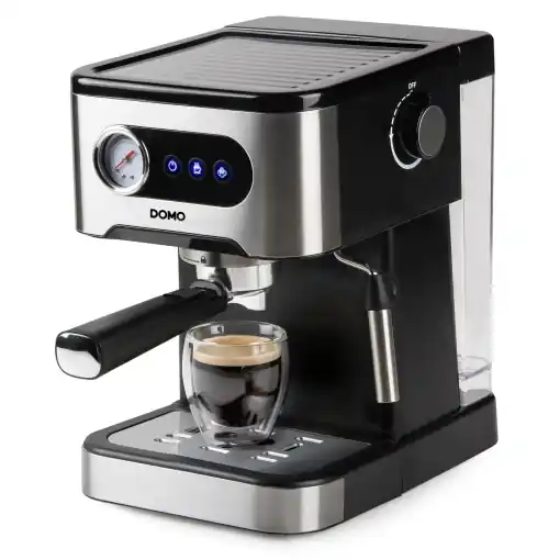 Mai ieftin DOMO DO1138K Espressor cu manometru - 20 bar - cu bagheta de abur integrata - otel inoxidabil/negru