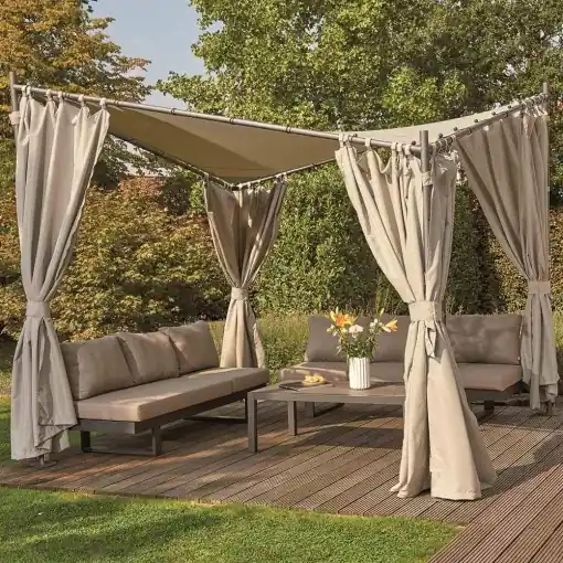 Comandă acum Siena Garden J05232 Berlino Panou lateral pentru foisor, gri deschis