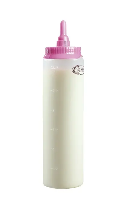 Premium Bestron Lingura de aluat cu cantar, Dozator de aluat pentru 700 ml, pentru clatite, poffertje, clatite, vafe, briose sau aluat de gogosi, Culoare: Alb, Roz