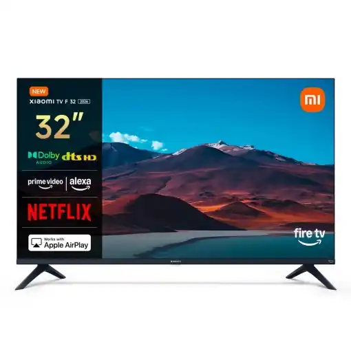 Reducere Xiaomi F 32 inchi 81 cm HD Smart TV Fire TV tuner triplu DVB-CSS2TT2 Dolby Audio DTS VirtualX DTS-HD Control vocal cu Alexa compatibil cu Apple AirPla