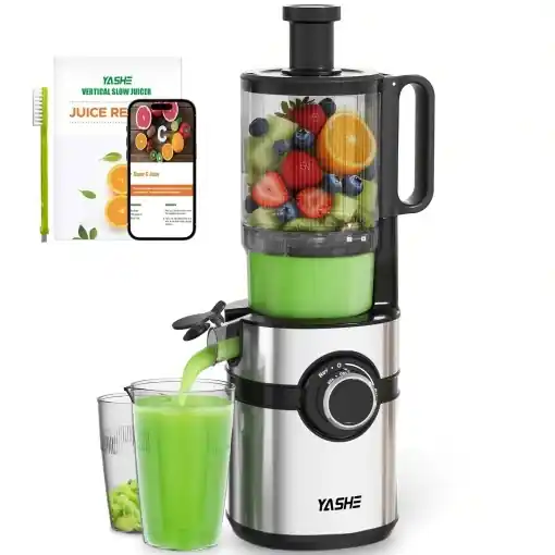 YASHE Slow Juicer 200W Culoare Negru Cu Sistem De Autoalimentare Vezi acum