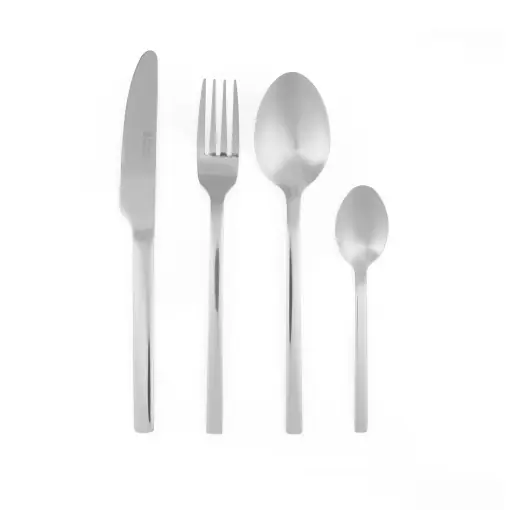 Ofertă specială Set tacamuri Russell Hobbs Vermont 16 piese otel inoxidabil finisaj lucios