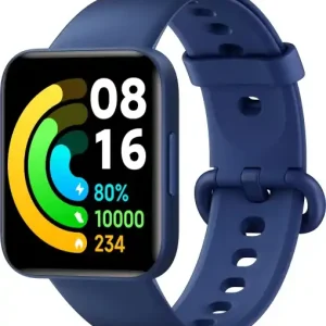 Smartwatch Xiaomi Poco Watch Blue Display AMOLED 16 inch GPS Rezistent la apa 5ATM Promoție