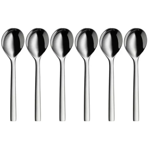 Preț redus Set 6 Linguri WMF Nuova 17 cm Cromargan Otel Inoxidabil Polisat