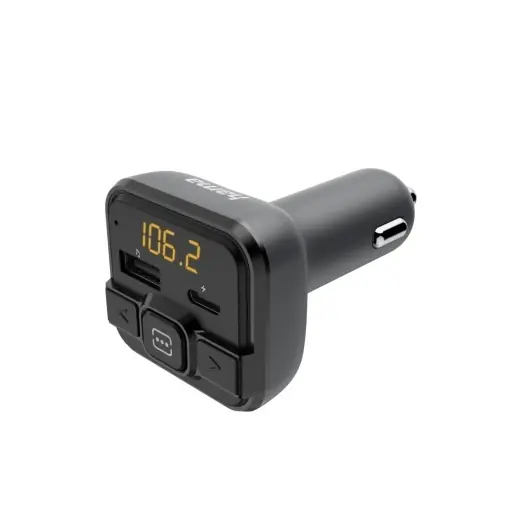 Ultima șansă Hama FM Transmitter Bluetooth Auto cu Slot Micro SD si USB Incarcare Rapida 21A
