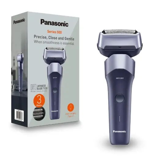 Reducere specială Aparat de ras Panasonic Series 500 ES-ERM3FV503 Violet USB-C IPX7