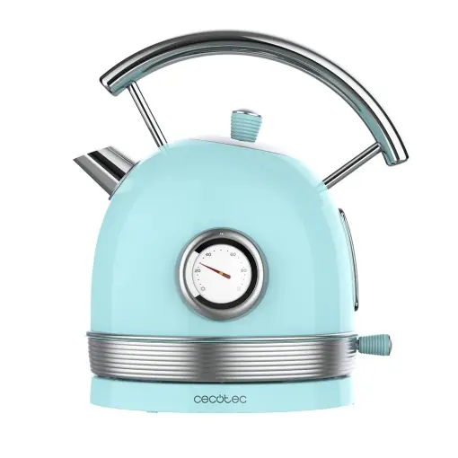 Nu rata Cecotec ThermoSense 420 Fierbator Electric 18L 2200W Albastru Vintage Indicator Temperatura