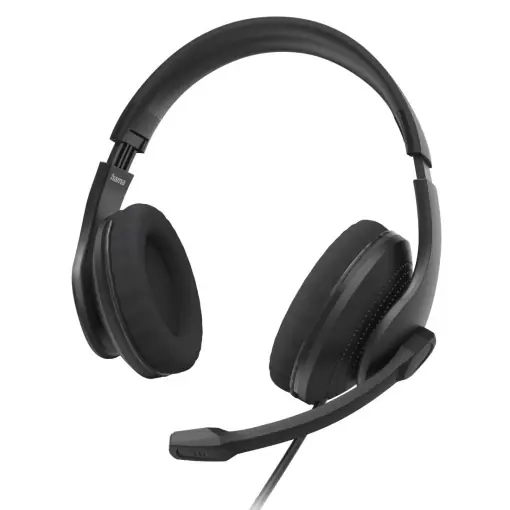 Casti Hama HS-USB300 V2 Over-Ear cu Microfon Negru USB-A 2m Cablu Ieftin