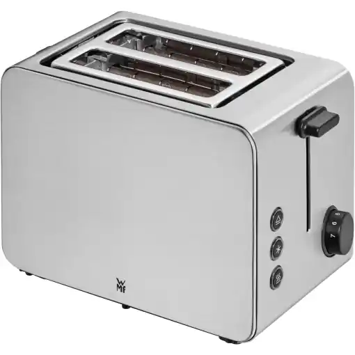 Livrare expres Toaster WMF Stelio 2 felii Cromargan Inox Mat 900W Functie Bagel
