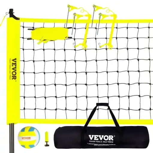 VEVOR Volleyballnetz JH-201 Set Reglabil Plasa de Volei Exterior Portabil cu Accesorii Expediere rapidă