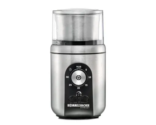 Noutate Rommelsbacher EGK 250 Rasnita cafea si condimente cu 2 recipiente din otel inoxidabil