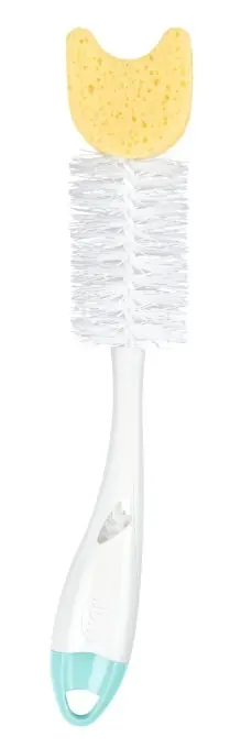Popular Perie pentru biberoane NUK 2 in 1 Twist cu design flexibil si perii rigizi
