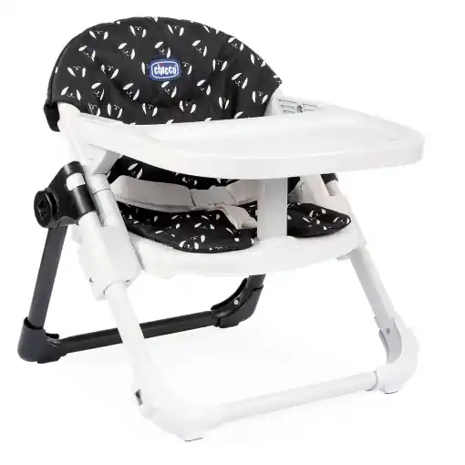 Retur ușor Scaun de masa Chicco Chairy Negru 6-36 luni Reglabil si Compact
