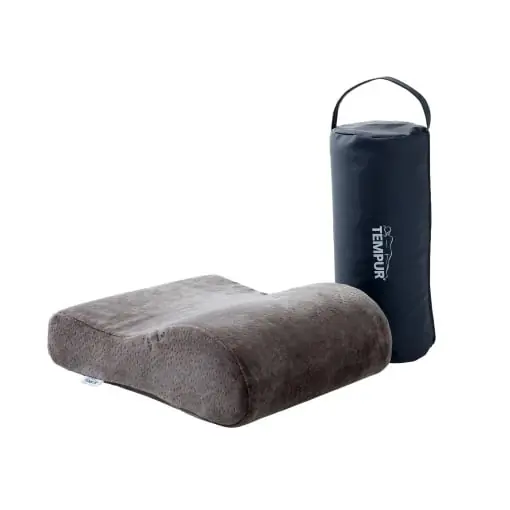 Perna de calatorie Tempur Memory Foam Ergonomica cu husa inclusa culoare Anthracit Lichidare de stoc