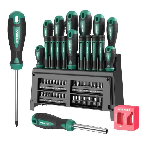 Cumpărături sigure Set Surubelnite HYCHIKA 51 Piese CR-V Otel Magnetice Ideal pentru Reparatii si DIY