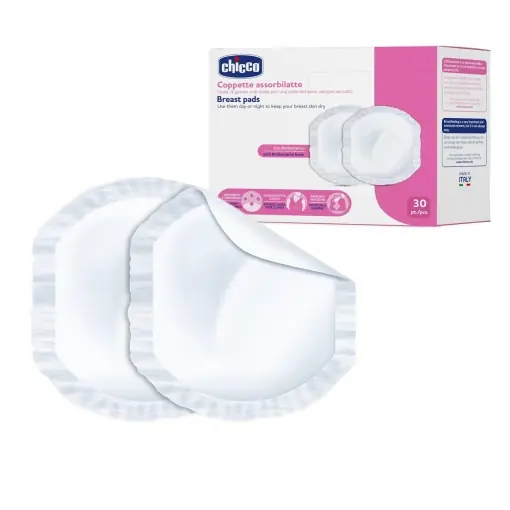 Absorbante san Chicco Natural Feeling antibacteriene 30 buc ultra subtiri si foarte absorbante Disponibil imediat