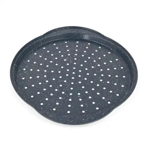 Tava rotunda pentru pizza Russell Hobbs Nightfall Stone 37cm antiaderenta otel carbon Ieftin