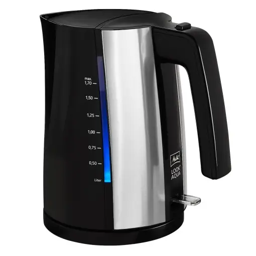 Preț redus Fierbator electric Melitta Look Aqua 1026-02 BK SST 17L 2400W Negru Protectie supraincalzire