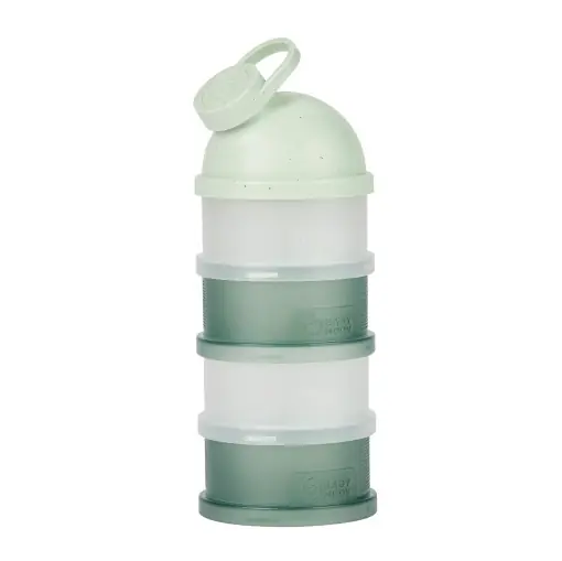 Ofertă exclusivă Babymoov Portioner Lapte Praf 4 Compartimente Verde Ergonomic