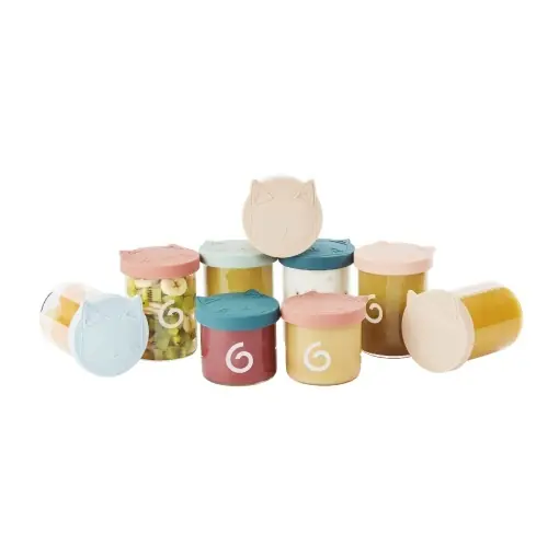 Transport gratuit Babymoov ISY Bowls Set 9 recipiente din borosilicat pentru pastrare si congelare baby food