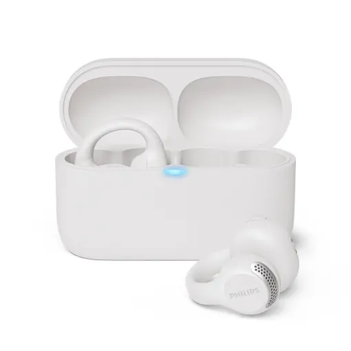 Casti True Wireless Philips TAQ2000WT Bluetooth Multipoint Alb IPX4 28 ore autonomie Cumpără acum