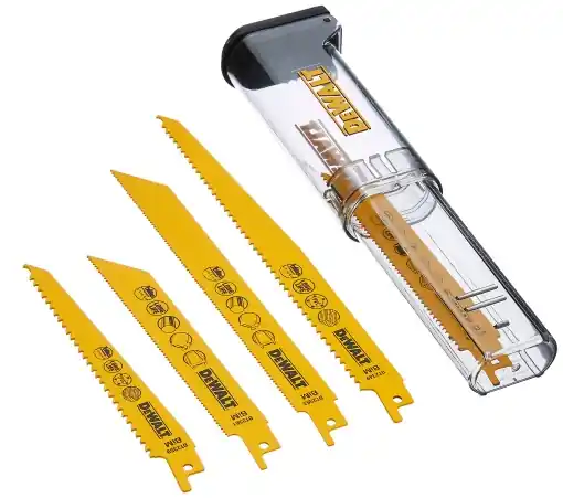 Comandă acum Set lame ferastrau sabie DEWALT DT2445-QZ 12 piese Bi-Metal cutie depozitare